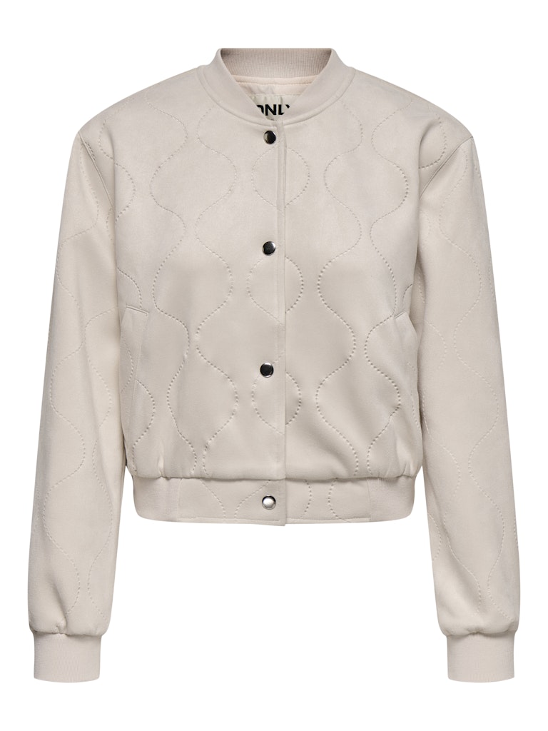 Only Onldawny life faux suede bomber cc pnt beige
