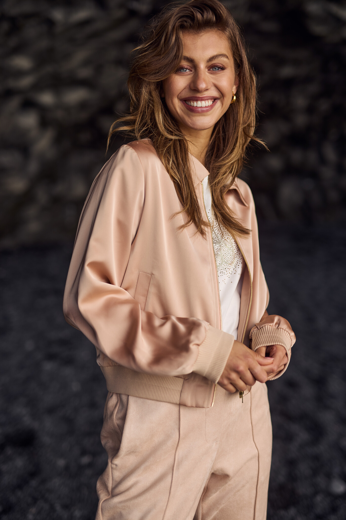 Nukus Nkf13036 266 noa bomber dusty pink