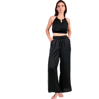 Admas Jumpsui  Zomerse satijnen top en broek Satinee Beach