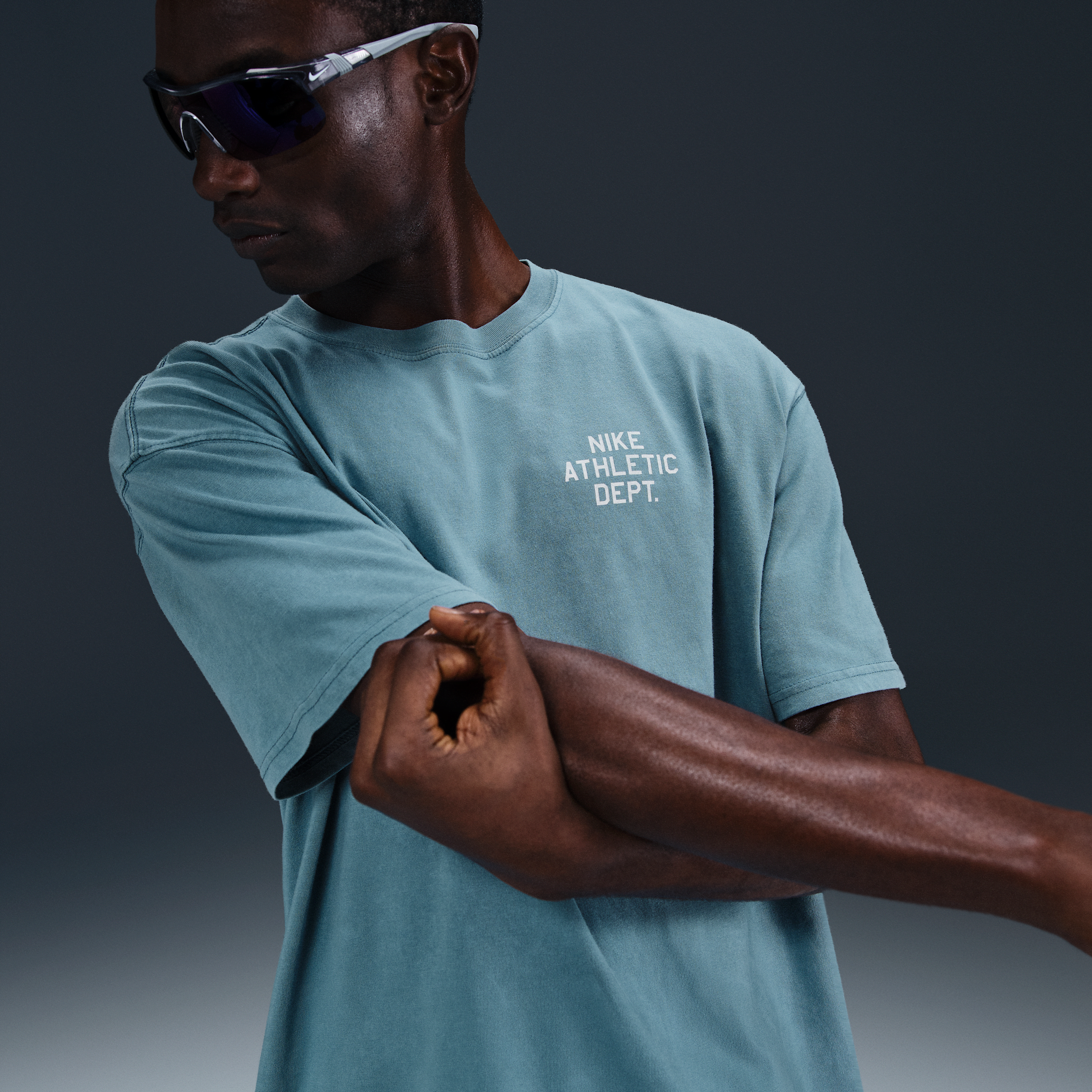 Nike Max90 Gym Cult T-Shirt, Blue