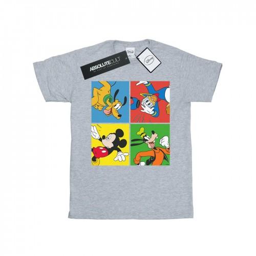 Disney Heren Mickey Mouse Vrienden T-shirt XL wit