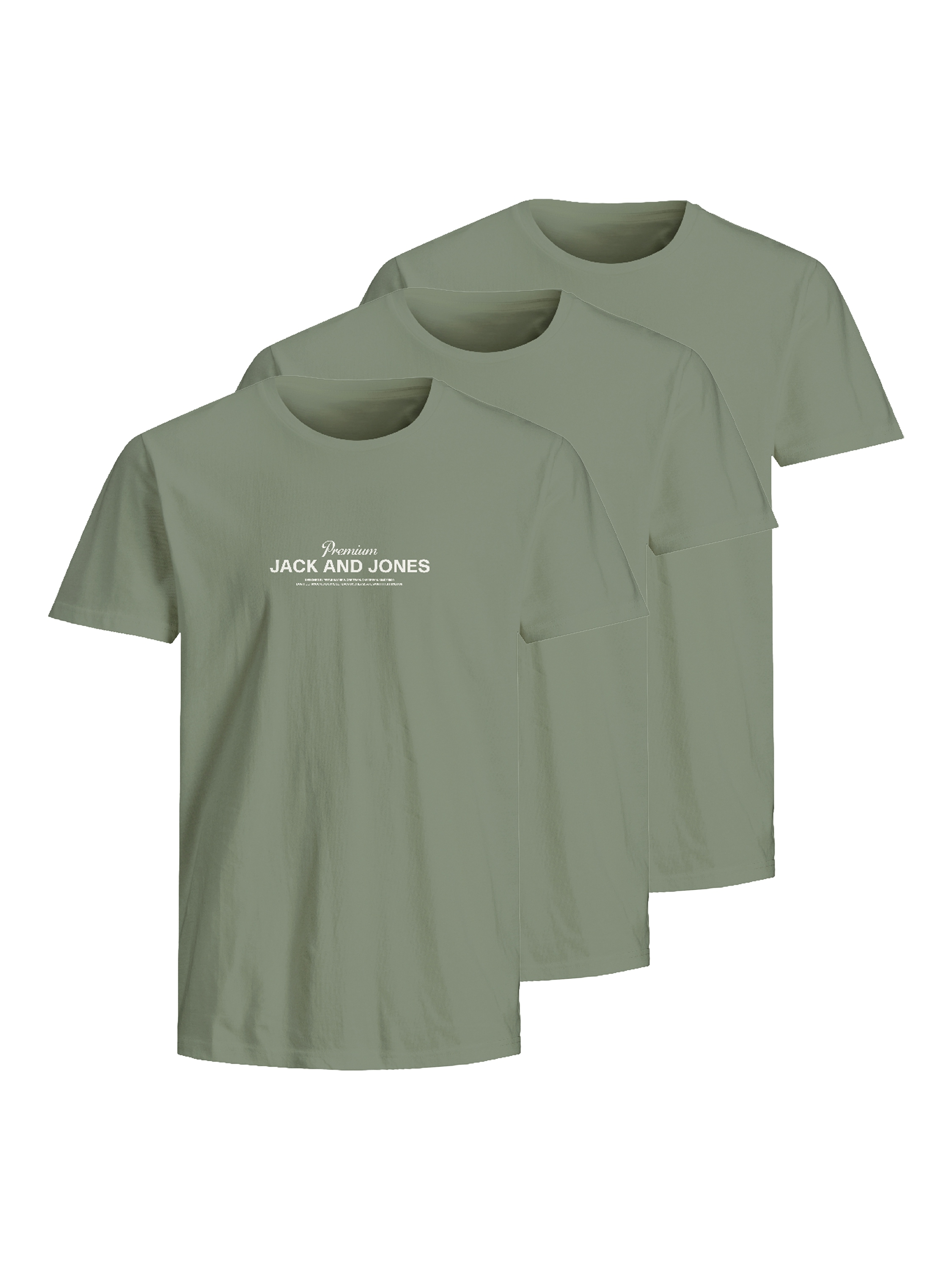 Jack & Jones Jprblaferris ss tee crew neck fst 3