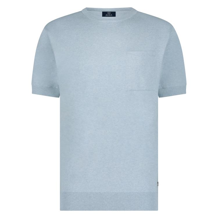 Marco Manzini 25108yv58 yvan knitted t-shirt melange
