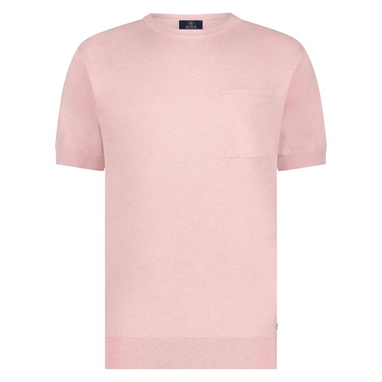 Marco Manzini 25108yv58 yvan knitted t-shirt melange