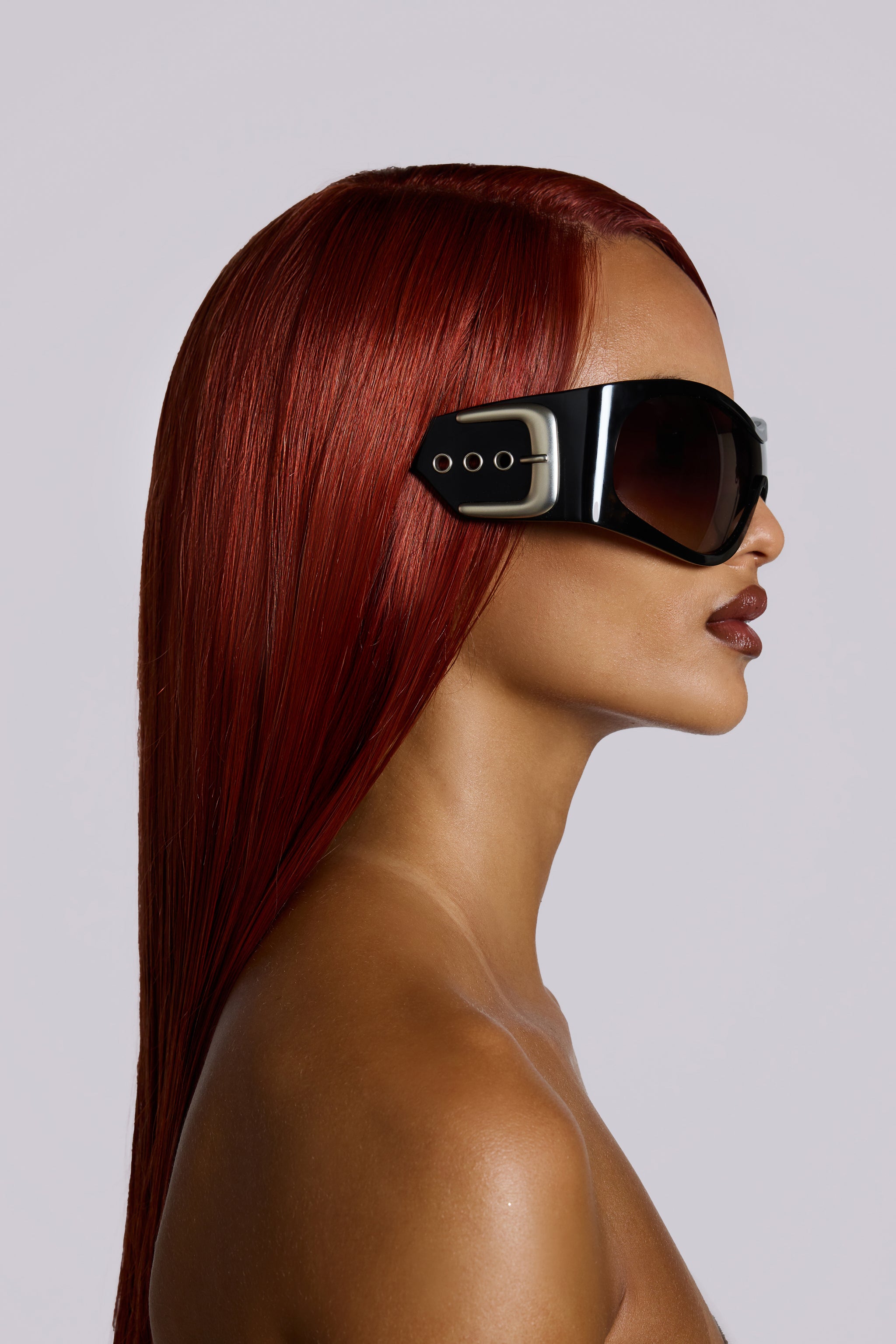 Jaded London Alva Sunglasses in Black