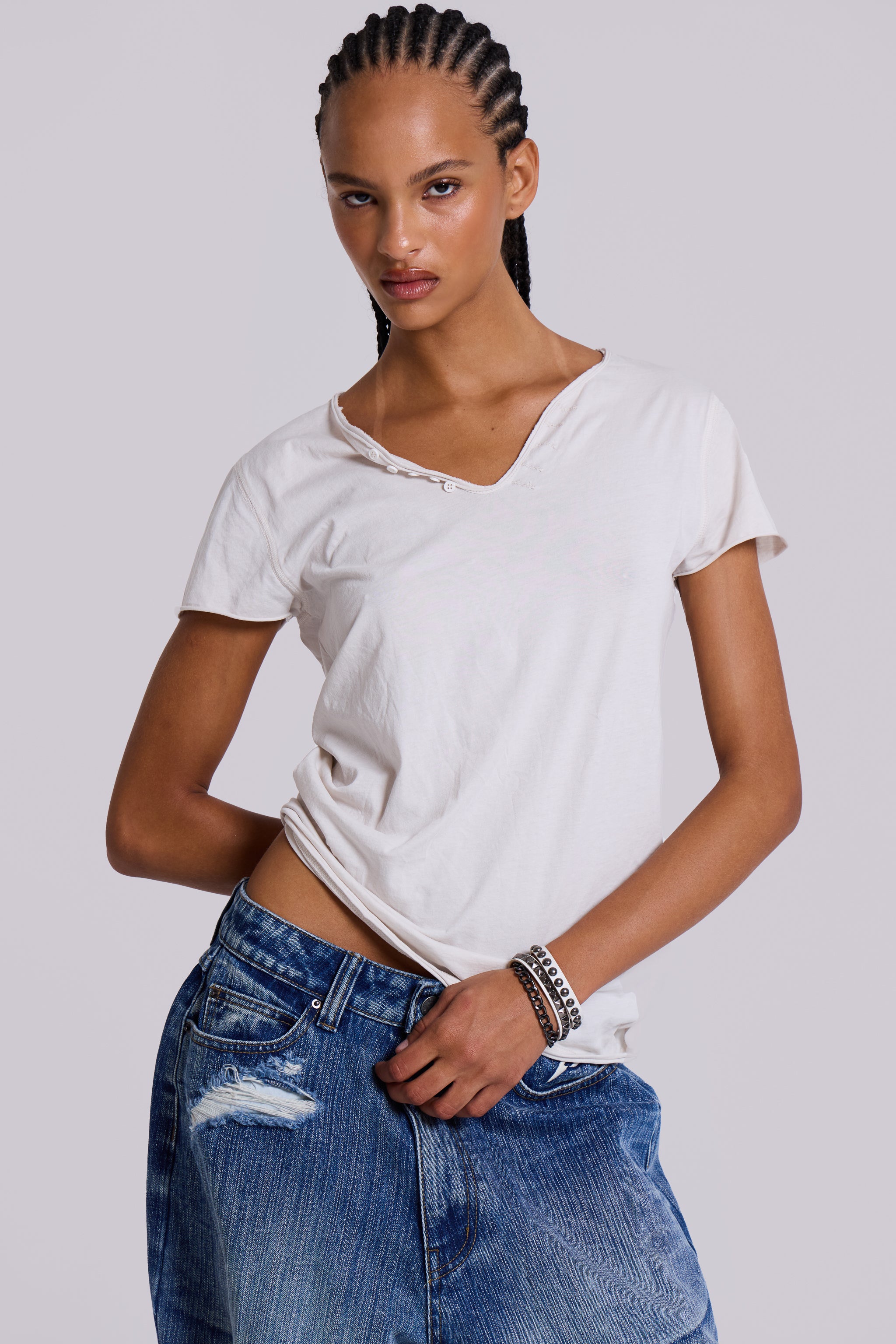 Jaded London Kerri Henley T-Shirt