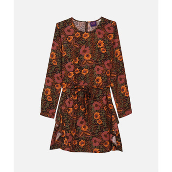 Oxbow Jurk  Jurk met print en riem DEVA