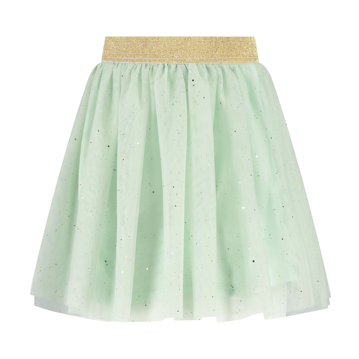 MAYCE zomer rok meisjes - mint groen - tule, glitter