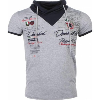 David Copper T-shirt Korte Mouw  Korte Mouwen Sjaalkraag Royal Club