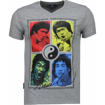 Local Fanatic T-shirt Korte Mouw  Bruce Lee Ying Yang