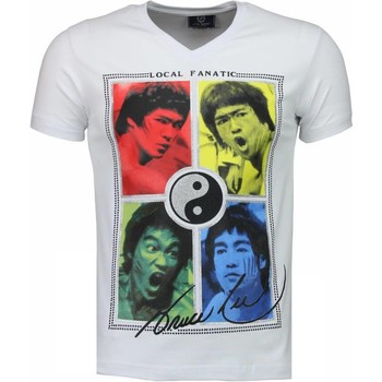 Local Fanatic T-shirt Korte Mouw  Bruce Lee Ying Yang