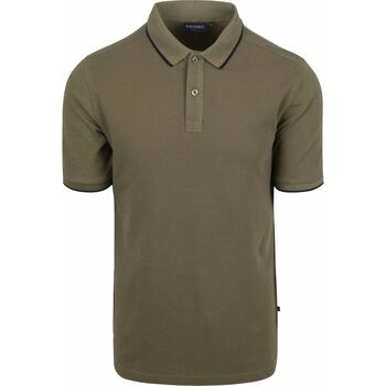 Suitable T-shirt  Respect Polo Tip Ferry Olijfgroen