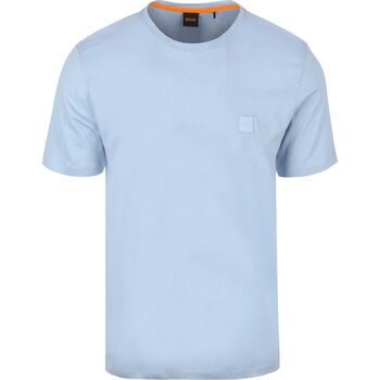 Boss T-shirt  T-shirt Tales Open Blauw
