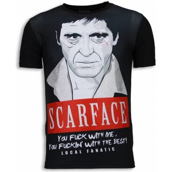 Local Fanatic T-shirt Korte Mouw  Scarface Red Scar Digital