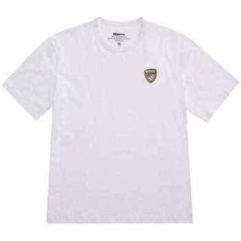 Blauer T-shirt Korte Mouw  -