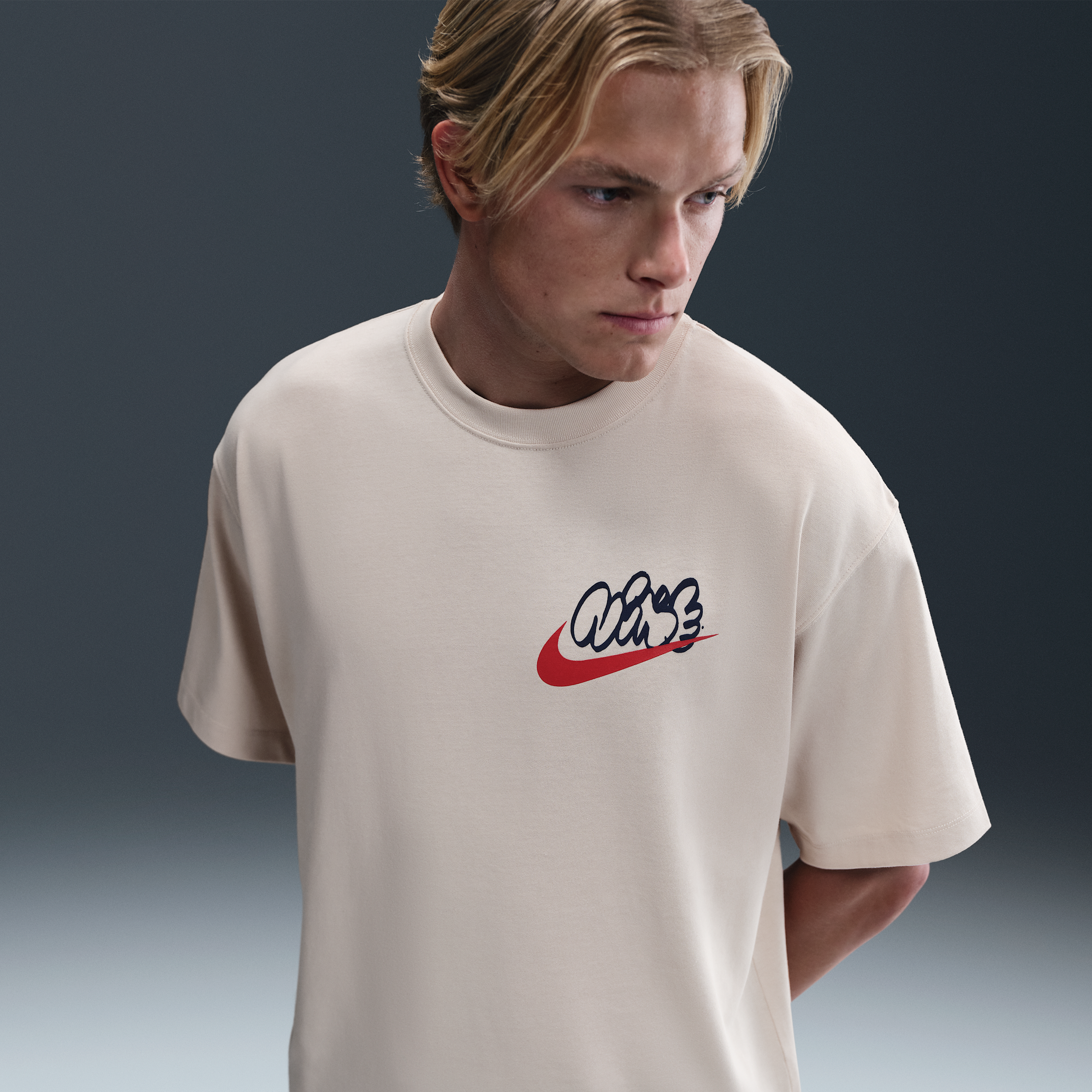 Nike Solo Swoosh Graphic T-Shirt, White