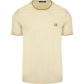 Fred Perry T-shirt  M1588 Twin Tipped T-shirt Beige