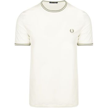 Fred Perry T-shirt  M1588 Twin Tipped T-shirt Off-White