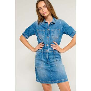 Le Temps des Cerises Jurk  Jurk recht van jeans ALVY