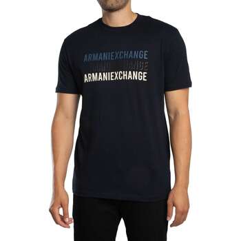 EAX T-shirt Korte Mouw  Merk Echo Grafisch T-shirt