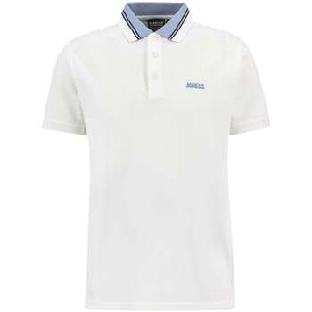 Barbour T-shirt  Bruce Tipped Polo Shirt White