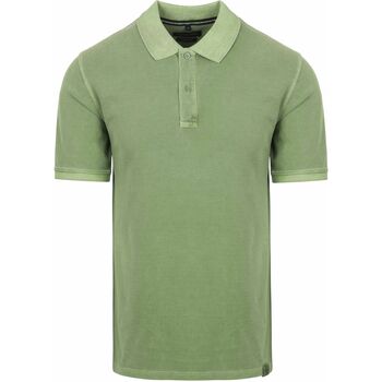 Casa Moda T-shirt  Polo Piqué Garment Dye Groen