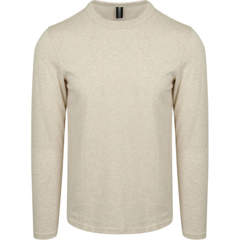 Profuomo T-shirt  Longsleeve T-Shirt Ecru