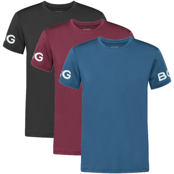 Björn Borg T-shirt Korte Mouw  3-Pack Permormance Tee
