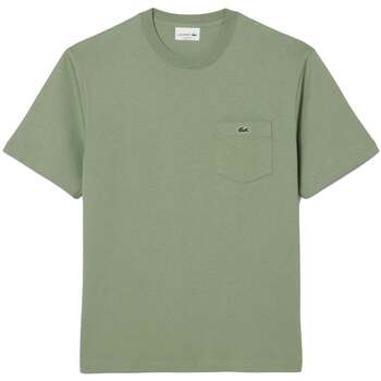 Lacoste T-shirt  Chest Pocket Cotton T-Shirt Pastel Green