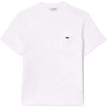 Lacoste T-shirt  Chest Pocket Cotton T-Shirt White