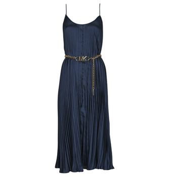 MICHAEL Michael Kors Lange Jurk  PLEATED SLIP MIDI DRESS