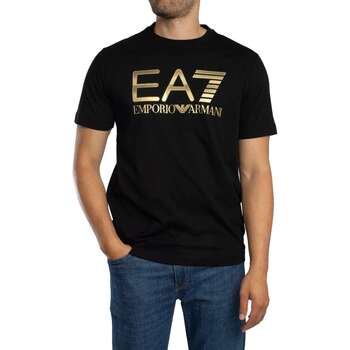 Emporio Armani EA7 T-shirt Korte Mouw  T-shirt met groot logo