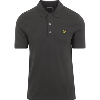 Lyle And Scott T-shirt  Polo Plain Antraciet