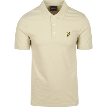 Lyle And Scott T-shirt  Polo Plain Grey Taupe