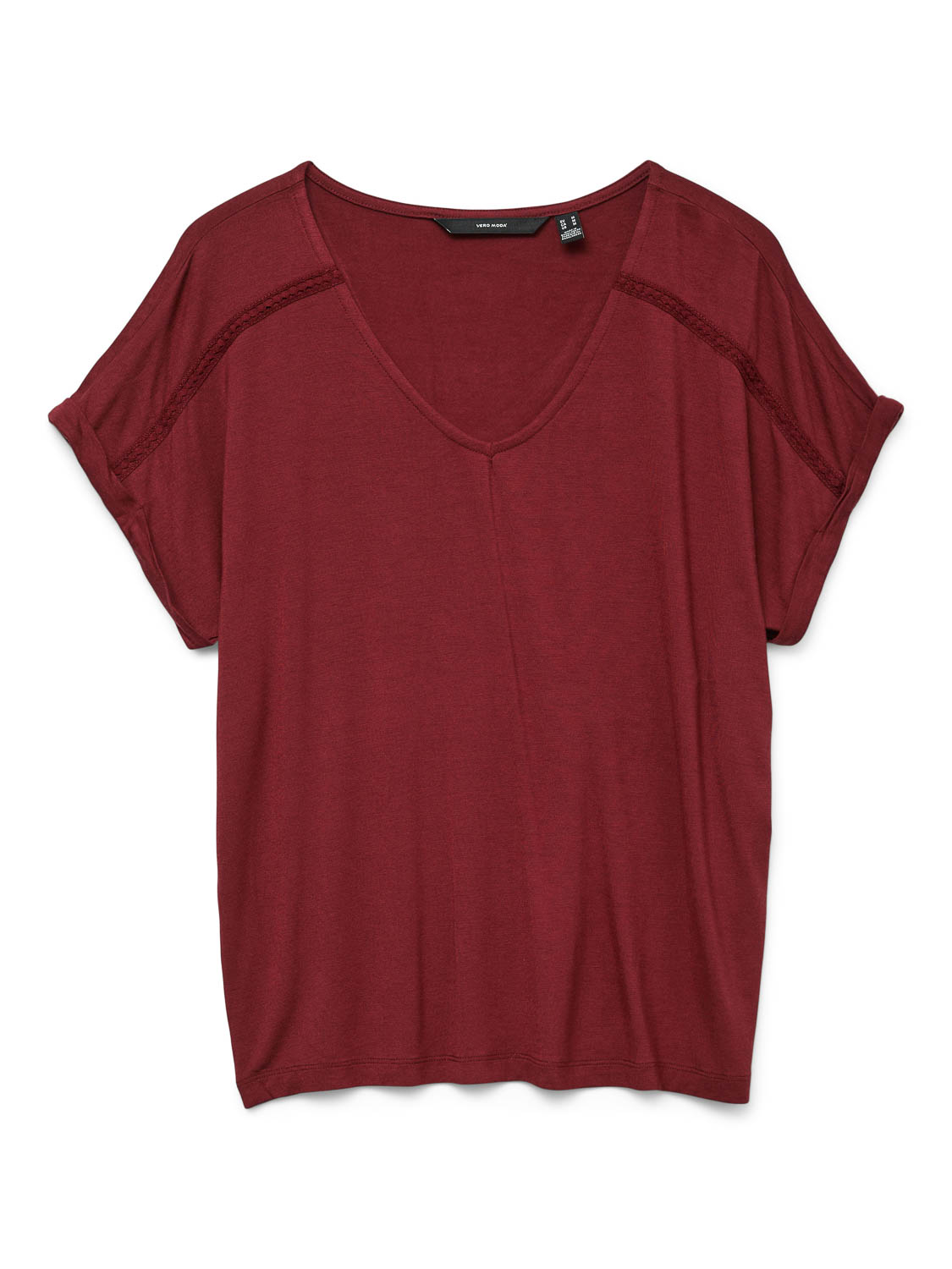 Vero moda Vmvanessa Ss V-neck Top Jrs Ga