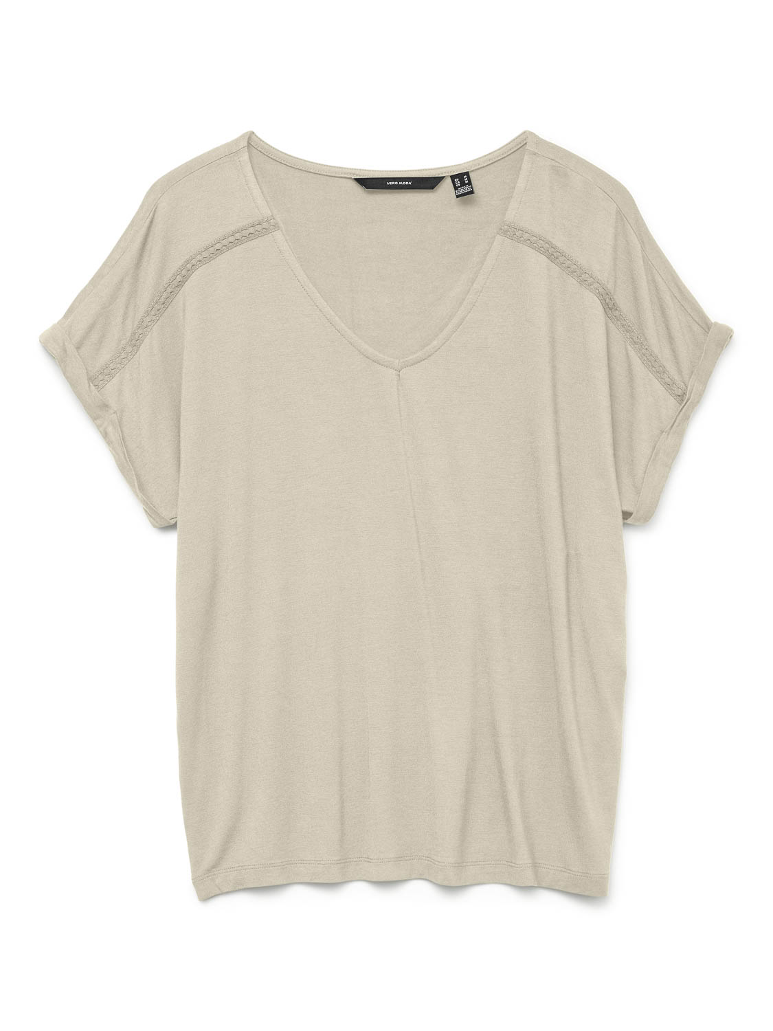 Vero moda Vmvanessa Ss V-neck Top Jrs Ga