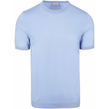 Suitable T-shirt  Knitted T-shirt Wap Lichtblauw