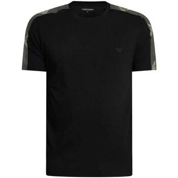 Emporio Armani T-shirt  ASV Lounge Tape T-Shirt Black
