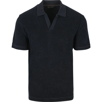 Marc O'Polo T-shirt  Poloshirt Riva Terry Cloth Navy