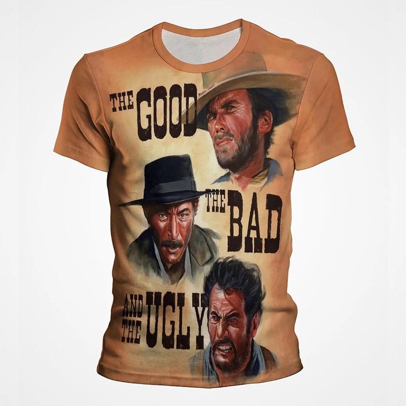 Laoxu 2024 Zomer Nieuw Hot Fashion 3D Geprint Heren T-shirt Western Denim Plus Size Los Comfortabel Ademend Mode Top 6xl XL rood