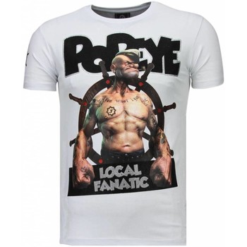 Local Fanatic T-shirt Korte Mouw  The Sailor Man Rhinestone