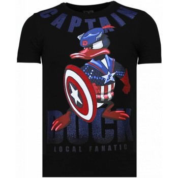 Local Fanatic T-shirt Korte Mouw  Captain Duck Rhinestone