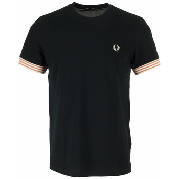 Fred Perry T-shirt Korte Mouw  Striped Cuff T-Shirt