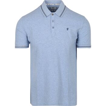 R2 Amsterdam T-shirt  Polo Soft Solid Light Blue