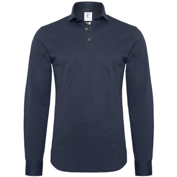 R2 Amsterdam T-shirt  R2 Long Sleeve Polo Jersey Navy