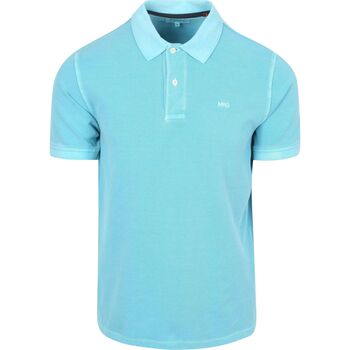 Mcgregor T-shirt  Piqué Polo Aqua Blauw