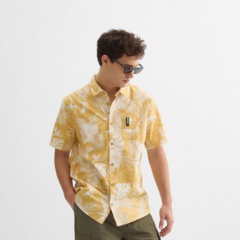 Munich Overhemd Korte Mouw  Shirt guayaba streetwear 2507474 Amarillo
