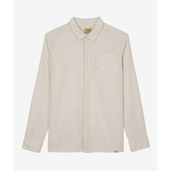 Oxbow Overhemd Lange Mouw  Overdyed linnen overhemd met lange mouwen CLINEN