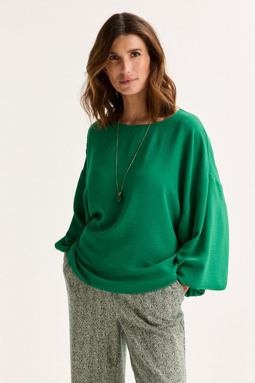 Mayerline Vleermuisblouse Op Elastiek