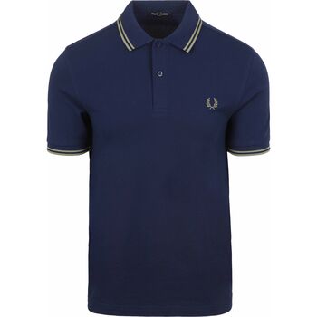 Fred Perry T-shirt  M3600 Polo Donkerblauw Y59